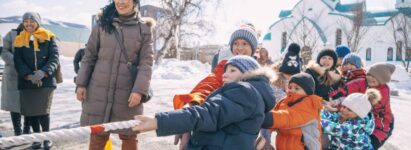 Праздник Масленицы организован молодежным движением «Вера и Воскресение»