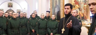 Воины стали участниками Рождественского богослужения