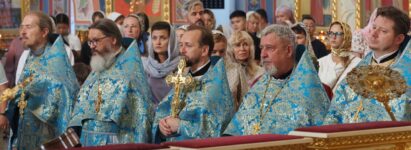 Духовенство и прихожане нашего собора поздравили архиепископа Никанора с тезоименитством