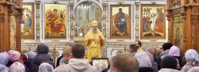 В Неделю 28-ю по Пятидесятнице Божественную литургию возглавил архиепископ Никанор