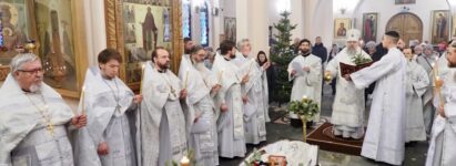 Состоялось отпевание бывшего настоятеля нашего собора иеромонаха Амфилохия (Мацковского)